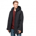 Jack Wolfskin Parka Fierce Wind (wodoodporny i wiatroszczelny, z materiałów z recyklingu) czarny męski